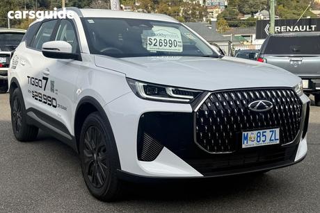 White 2025 Chery Tiggo 7 Wagon Csh Urban