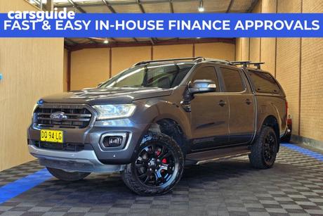 Grey 2019 Ford Ranger Ute Tray WILDTRAK