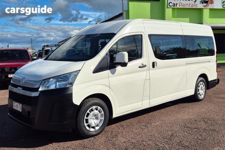 White 2021 Toyota HiAce Van Lwb
