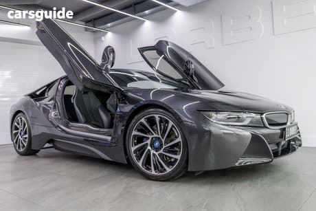 Grey 2016 BMW I8 Coupe Hybrid