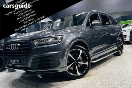 Grey 2019 Audi Q7 Wagon 50 Tdi Quattro Black Edition