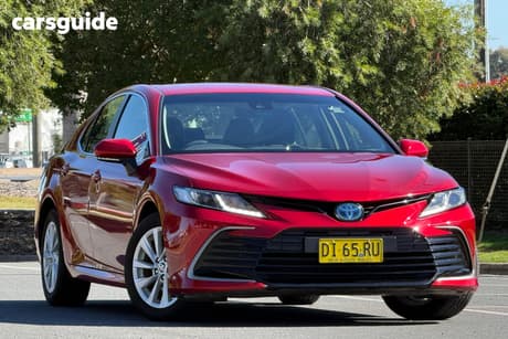 Red 2024 Toyota Camry Sedan Ascent