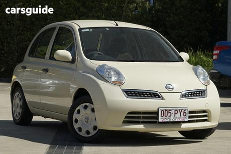 Beige 2009 Nissan Micra Hatchback