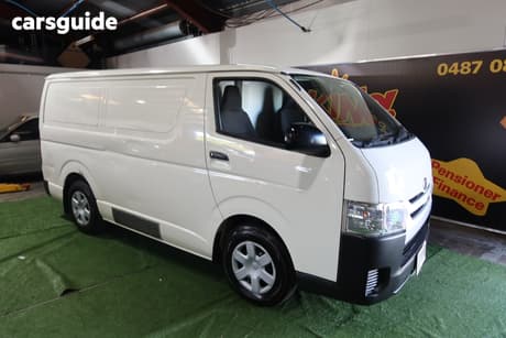 White 2014 Toyota HiAce Van Lwb