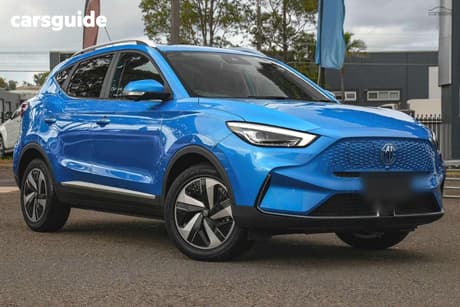 Blue 2023 MG ZS EV Wagon Long Range