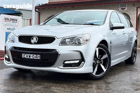 Silver 2017 Holden Commodore Sportswagon Sv6