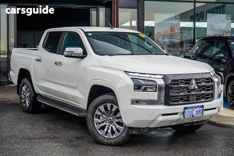 White 2024 Mitsubishi Triton Double Cab Pick Up Gls (4X4) 1T Payload