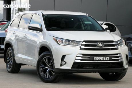 White 2019 Toyota Kluger Wagon Gx (4X2)