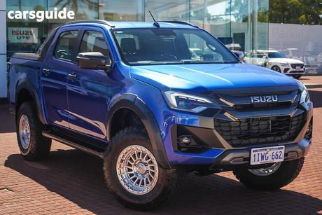 Blue 2025 Isuzu D-MAX Crew Cab Utility X-Terrain (4X4)