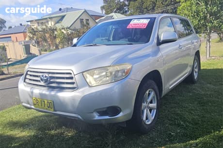 Silver 2007 Toyota Kluger Wagon Kx-R (Fwd) 5 Seat