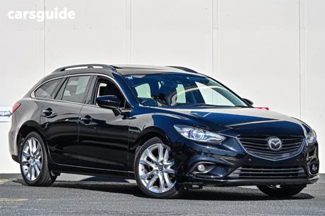 Black 2013 Mazda 6 Wagon Atenza