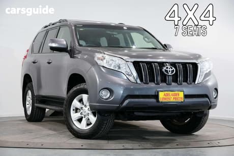 Grey 2017 Toyota Landcruiser Prado Wagon Gxl (4X4)