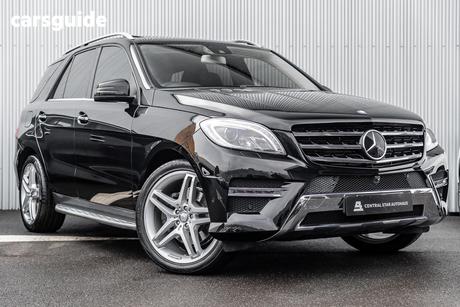 Black 2015 Mercedes-Benz ML350 Wagon Cdi Bluetec (4X4)
