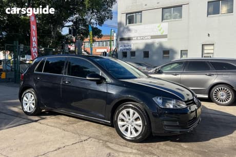 Black 2015 Volkswagen Golf Hatchback 90 Tsi Comfortline