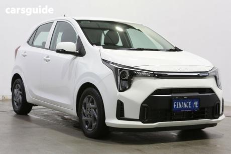 White 2025 Kia Picanto Hatchback Sport (Pe2)