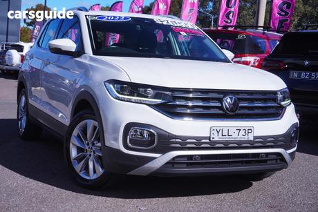 White 2022 Volkswagen T-Cross Wagon 85Tsi Style