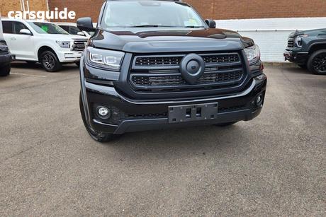 Black 2025 GWM Cannon Dual Cab Utility Vanta (4X4)