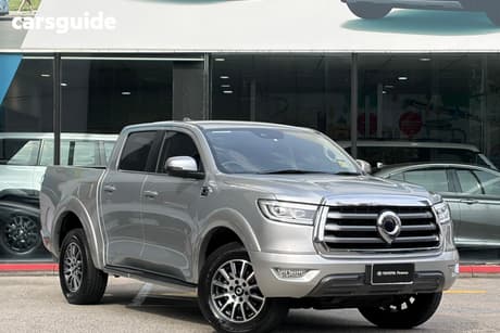Silver 2023 GWM UTE Dual Cab Utility Cannon (4X2)
