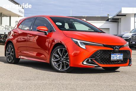 Orange 2022 Toyota Corolla Hatchback Zr