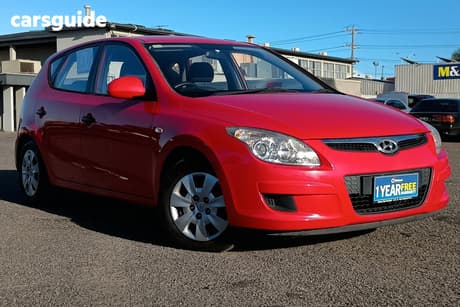 Red 2009 Hyundai I30 Hatchback Sx