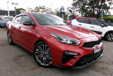 Orange 2020 Kia Cerato Hatchback Gt Safety Pack