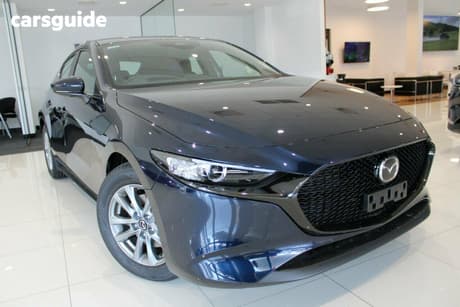 Blue 2026 Mazda Mazda3 Hatchback G20 Pure