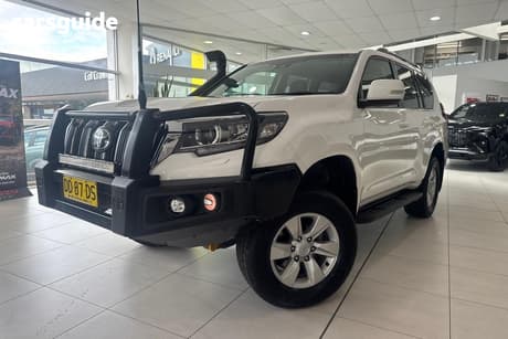 White 2018 Toyota Landcruiser Prado Wagon Gxl (4X4)
