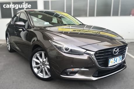Grey 2017 Mazda 3 Sedan Sp25 Gt