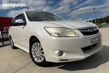 White 2012 Subaru Liberty Wagon Exiga