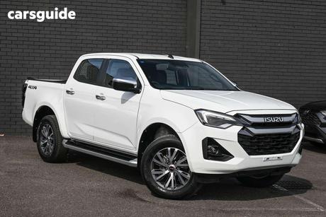 White 2024 Isuzu D-MAX Crew Cab Utility Ls-U+ (4X4)