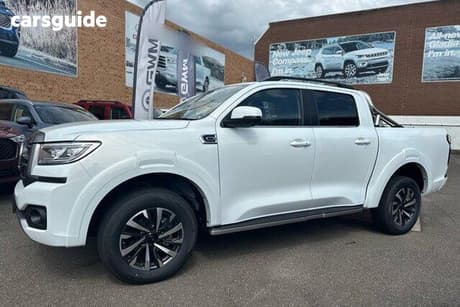 White 2025 GWM Cannon Dual Cab Utility Ultra (4X4)