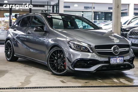 Grey 2017 Mercedes-Benz A45 Hatchback Amg
