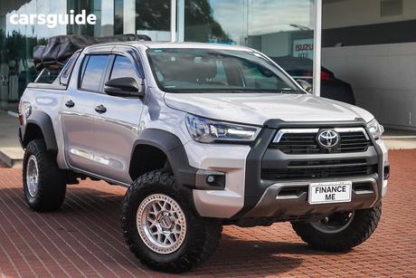 Silver 2024 Toyota Hilux Double Cab Pick Up Rogue 48V (4X4)