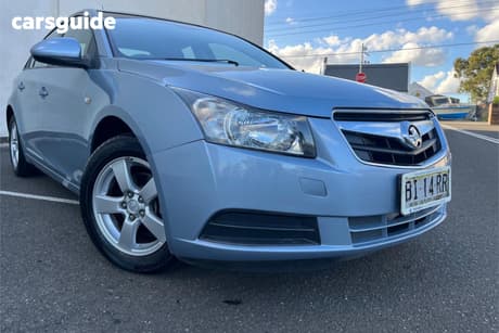 Blue 2010 Holden Cruze Sedan Cd