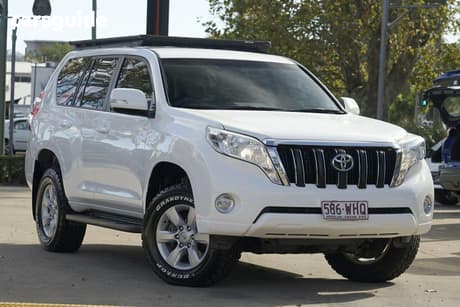 White 2016 Toyota Landcruiser Prado Wagon Gxl (4X4)