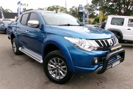 Blue 2018 Mitsubishi Triton Dual Cab Utility Gls (4X4)