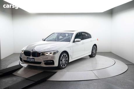 White 2019 BMW 520I Sedan Luxury Line