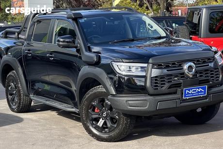 Black 2022 GWM UTE Dual Cab Utility Cannon-Xsr (4X4)