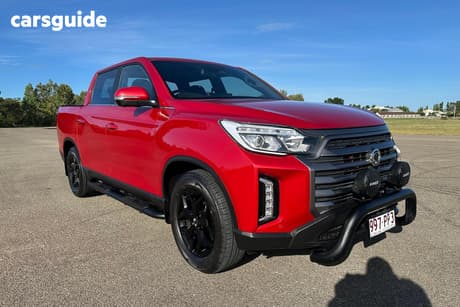 Red 2024 Kgm Musso Ute Tray ULTIMATE LUXURY 4X4