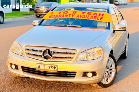 Silver 2009 Mercedes-Benz C200 Sedan Kompressor Avantgarde