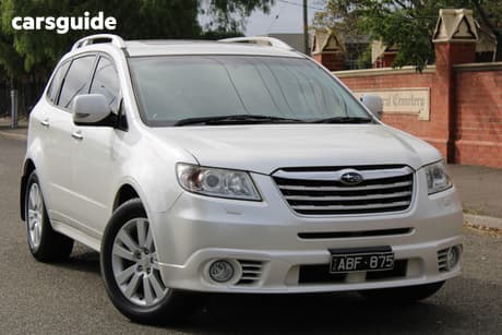 White 2013 Subaru Tribeca SUV 3.6R PREMIUM (7 SEAT) MY13