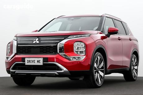 Red 2025 Mitsubishi Outlander Wagon Aspire 7 Seat (2Wd)