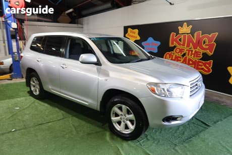 Silver 2008 Toyota Kluger Wagon Kx-R (Fwd) 7 Seat