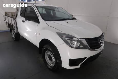 White 2018 Mazda BT-50 Freestyle Cab Chassis Xt (4X4)