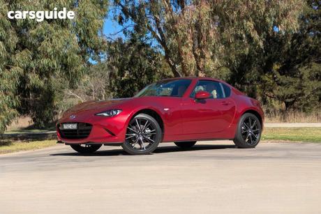 Red 2024 Mazda MX-5 Sedan