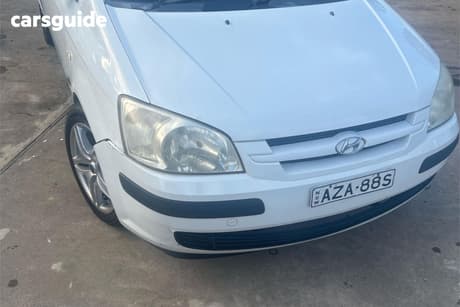 White 2004 Hyundai Getz Hatchback Gl