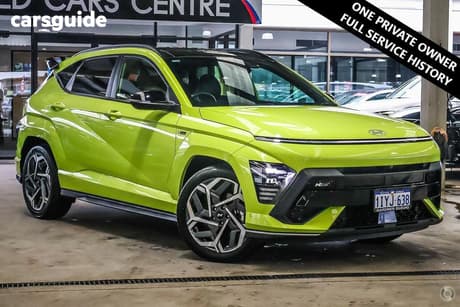 Yellow 2024 Hyundai Kona Wagon Premium N Line