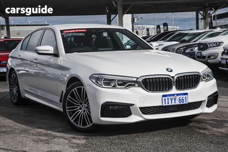 White 2020 BMW 530D Sedan M Sport