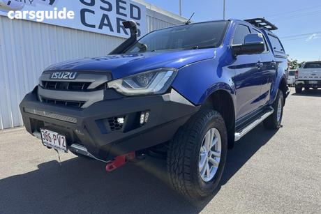 Blue 2020 Isuzu D-MAX Crew Cab Utility Ls-M (4X4)