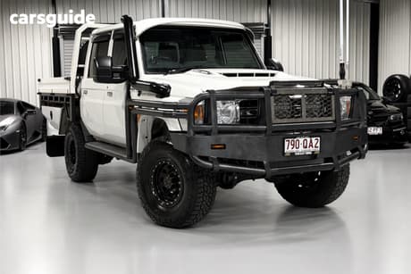 White 2023 Toyota Landcruiser Double Cab Chassis Lc79 Gxl